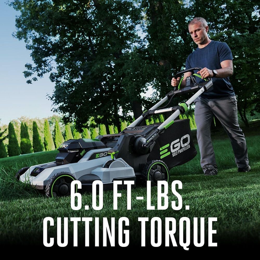EGO 21" Battery-Powered Self-Propelled Lawn Mower, includes 56V 6.0Ah Battery and 320W Charger, , large