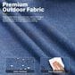 HOMLUX 6-Piece Patio Conversation Set in Denim Blue, , large