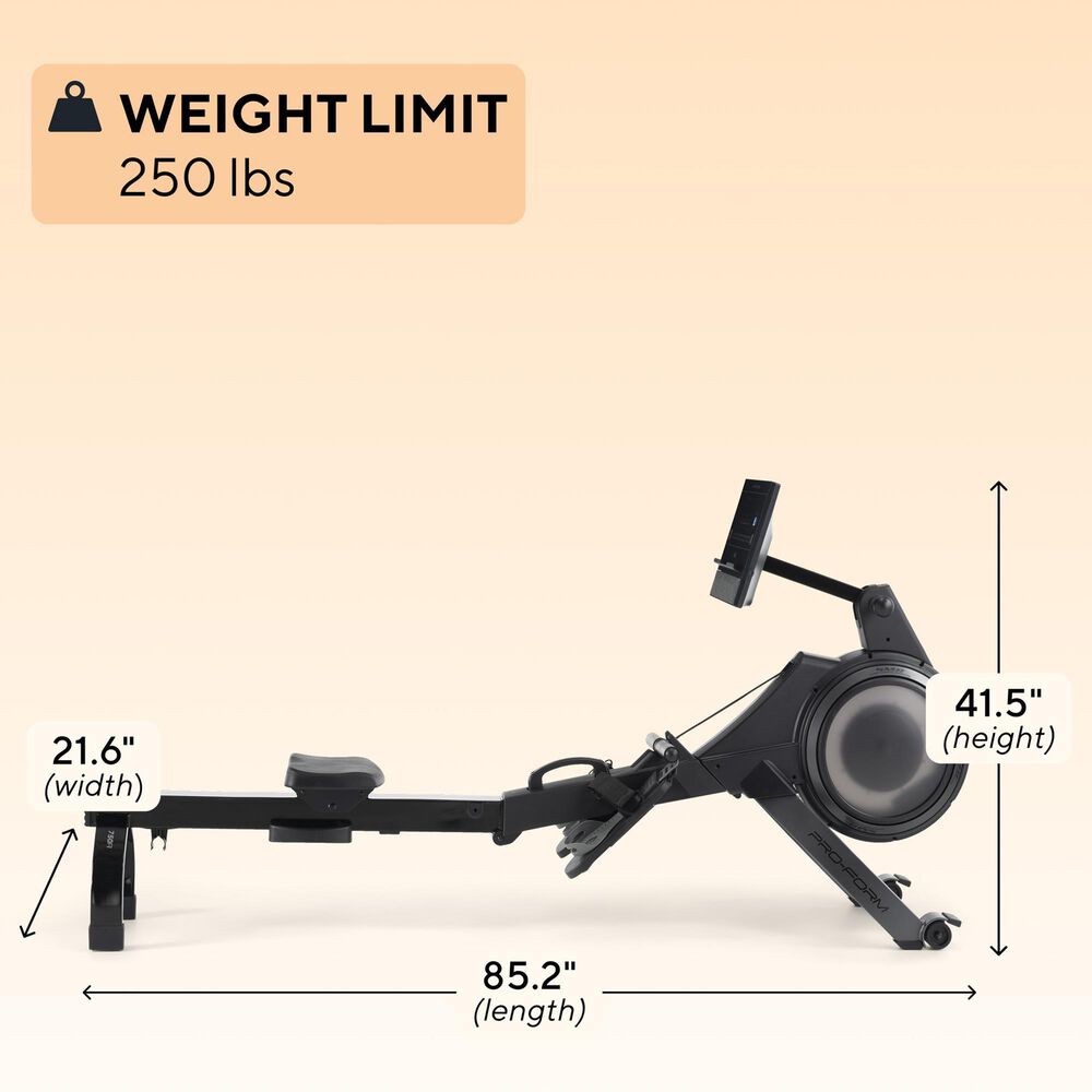 ProForm 750R Rower in Black, , large