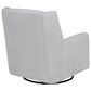 Coaster Serra Swivel Glider Chair in Dove Grey, , large