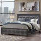 Global Furniture USA Pompei King Bed in Metallic Grey, , large
