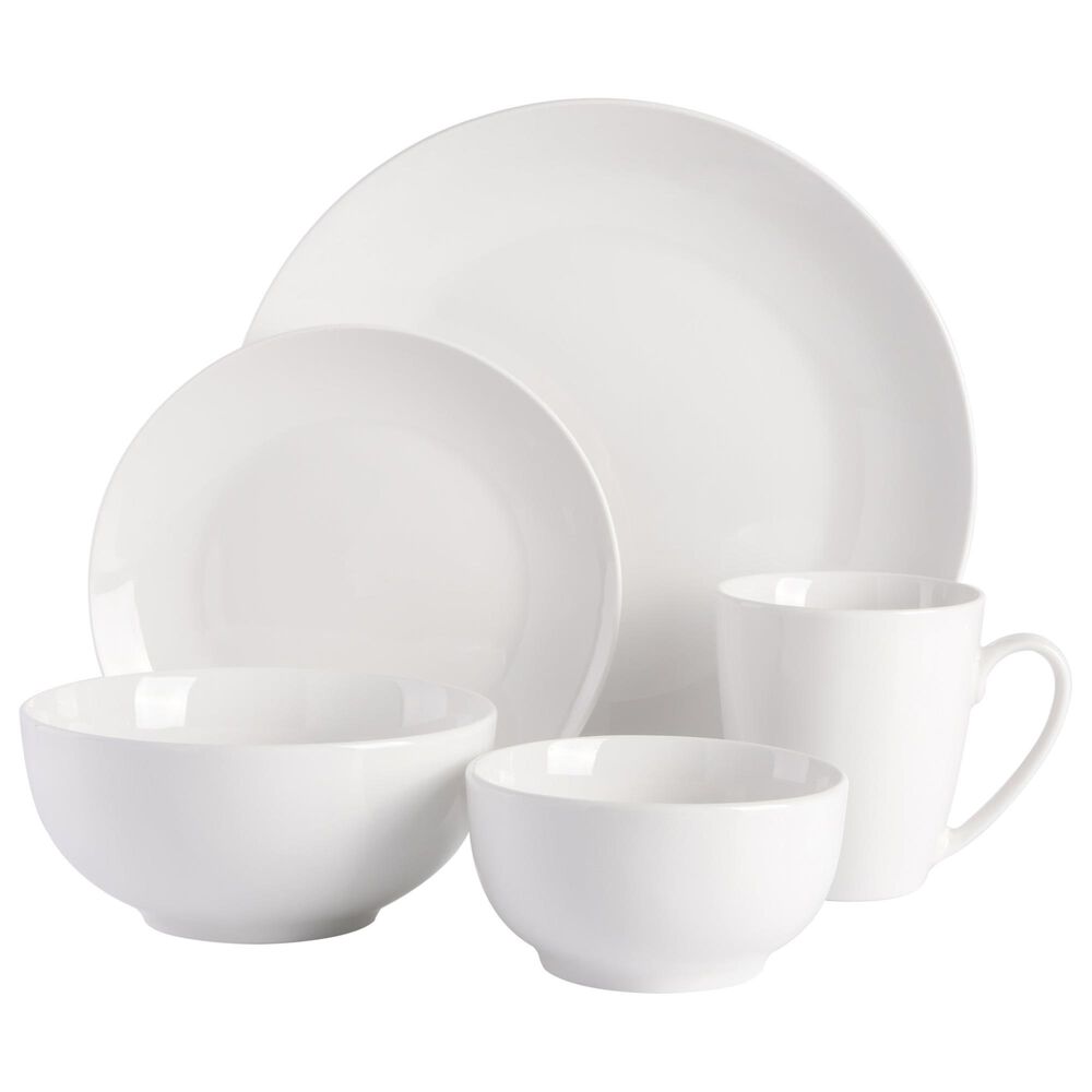 Gibson Home Ogalla 30-Piece Dinnerware Set in White, , large