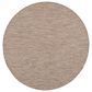 Nourison Positano 6" Round Beige Indoor/Outdoor Area Rug, , large