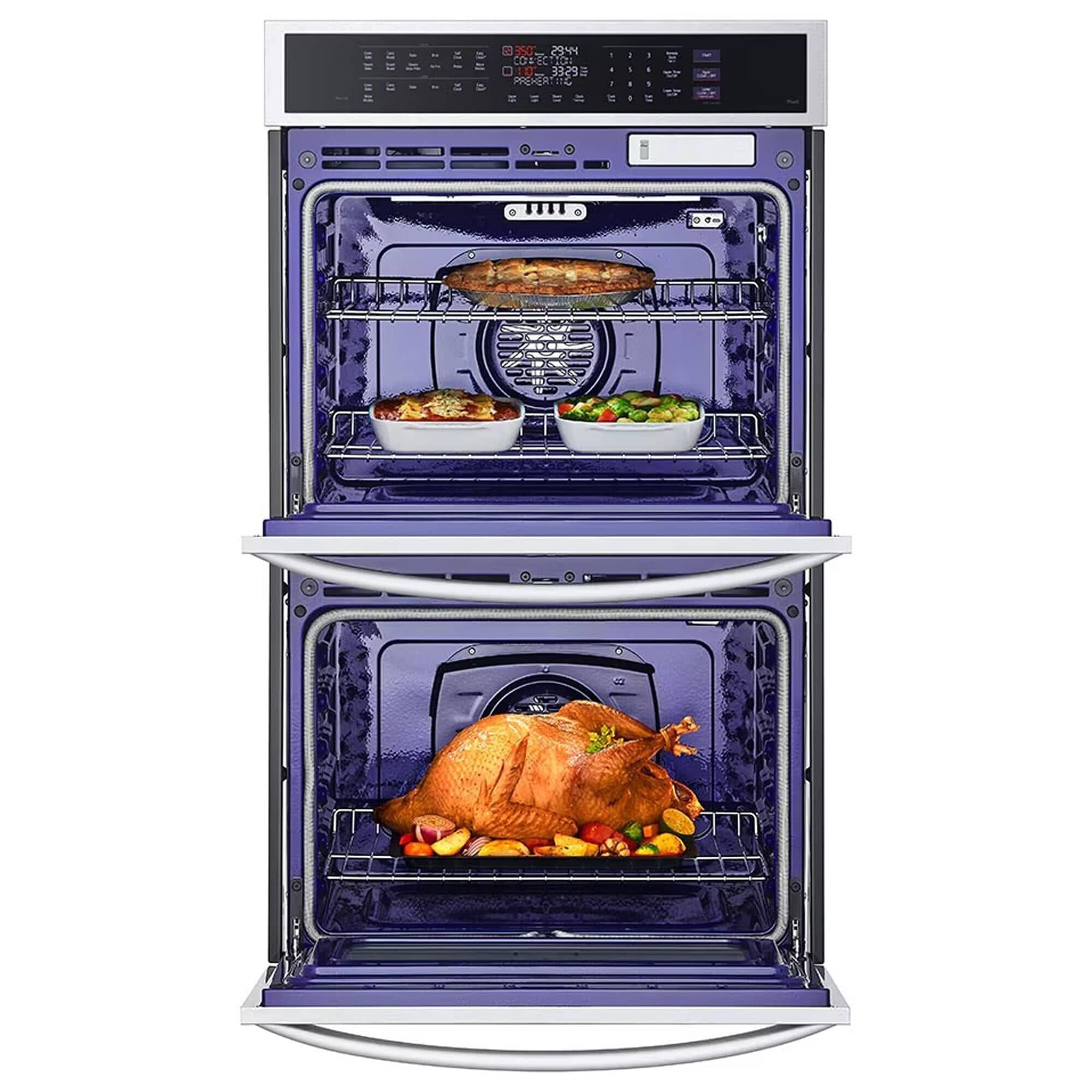 LG 9.4 cu. ft. Smart Double Wall Oven with True Convection