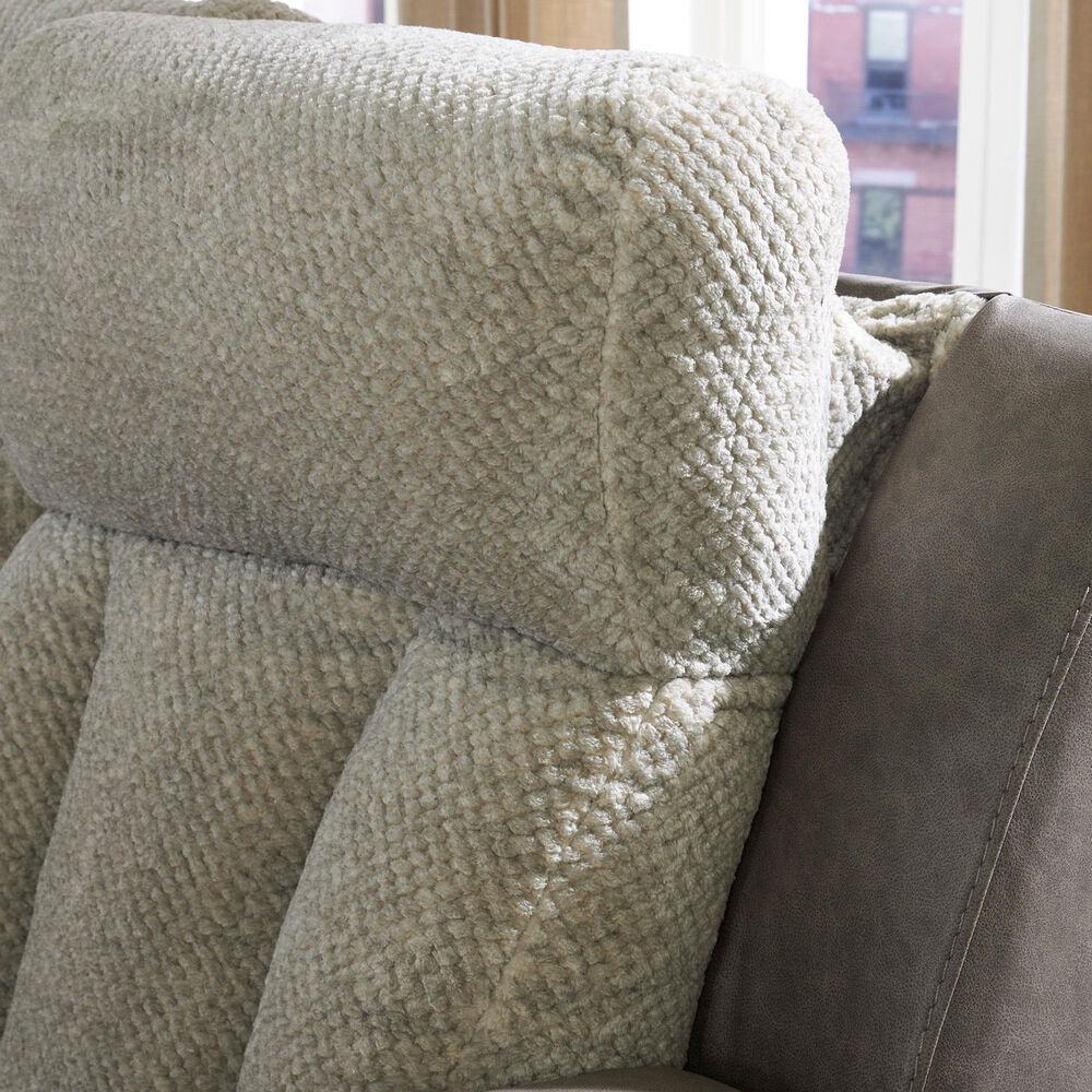 Ashley WhipLash Power Reclining Loveseat in Sisal, , large
