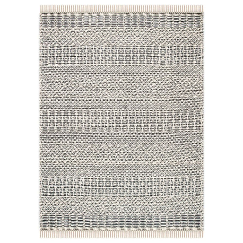 Safavieh Natura NAT852N 8" x 10" Ivory and Navy Area Rug, , large