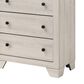 Hearth and Haven 4-Drawer Storage Tall Chest in White Washed, , large