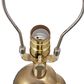 A&B Home Geode Table Lamp with Collapsible Shade in Gold, , large