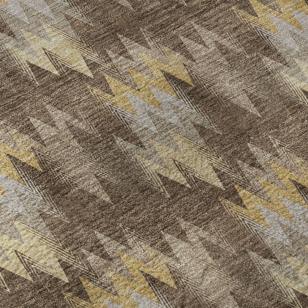 Dalyn Rug Company Soft Essentials Chevron Chocolate 2'3" x 7'6" Runner, , large