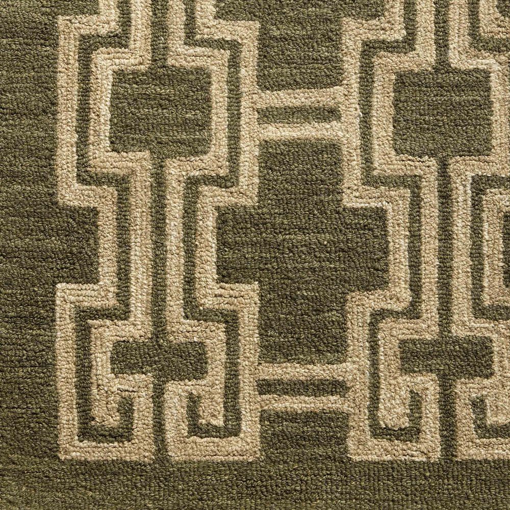 Jeremiah Brent x Loloi Barrow Moss and Beige 2&#39;6&quot; x 9&#39;9&quot; Runner, , large