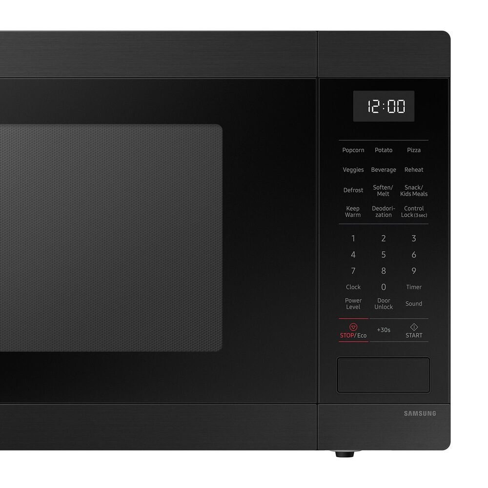 Samsung 1.9 Cu. Ft. Countertop Microwave with Sensor Cook in Matte Black Steel, , large