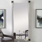 Uttermost Manor Mirror in White Wash, Gray and Dark Bronze, , large