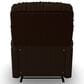 Best Home Furnishings Leather Rocker Recliner in Walnut, , large