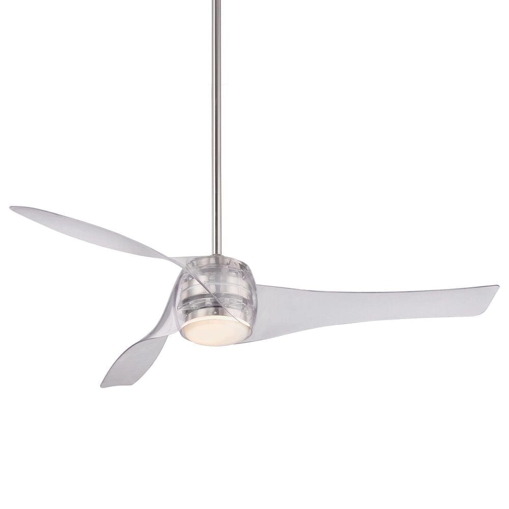 Minka-Aire Artemis 58" Smart Celling Fan with LED Light in Brushed Nickel, , large