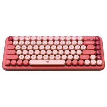 Logitech Pop Emoji Wireless Keyboard in Pink, , large