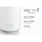 NETGEAR Orbi 370 Dual-Band Wi-Fi 7 Mesh Router in White, , large