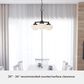 Hunter Saddle Creek 3-Light Chandelier with White Shade in Noble Bronze, , large