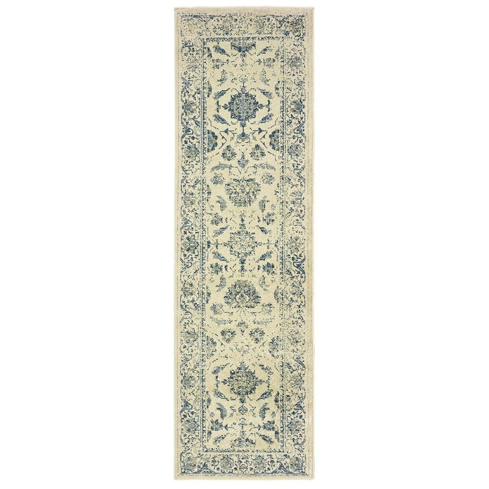 Oriental Weavers Linden 7909A 2'3" x 7'6" Ivory Runner, , large