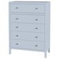 Butler Specialty Company Nora 5-Drawer Tall Dresser in Light Blue, , large