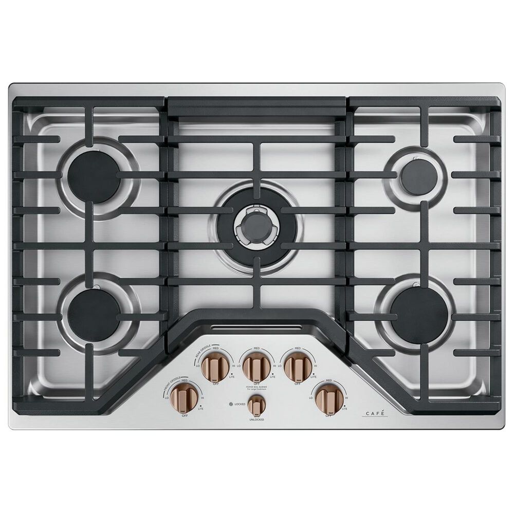 Cafe Gas Cooktop Knob in Brushed Copper, , large