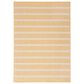Nourison Positano POS03 Yellow and Ivory 6" x 9" Indoor/Outdoor Area Rug, , large