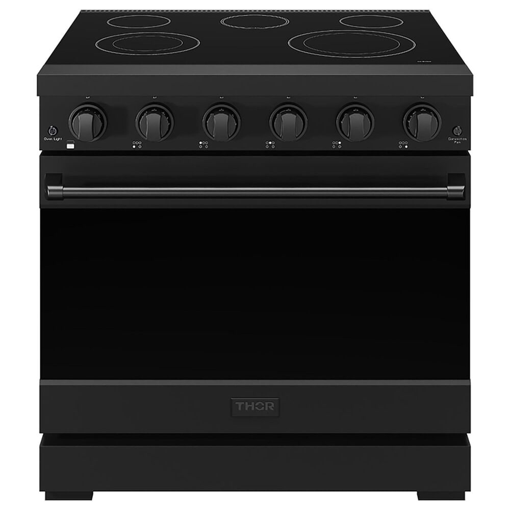 Thor Kitchen Gordon Ramsay Series 36" Professional Electric Range in Black, , large