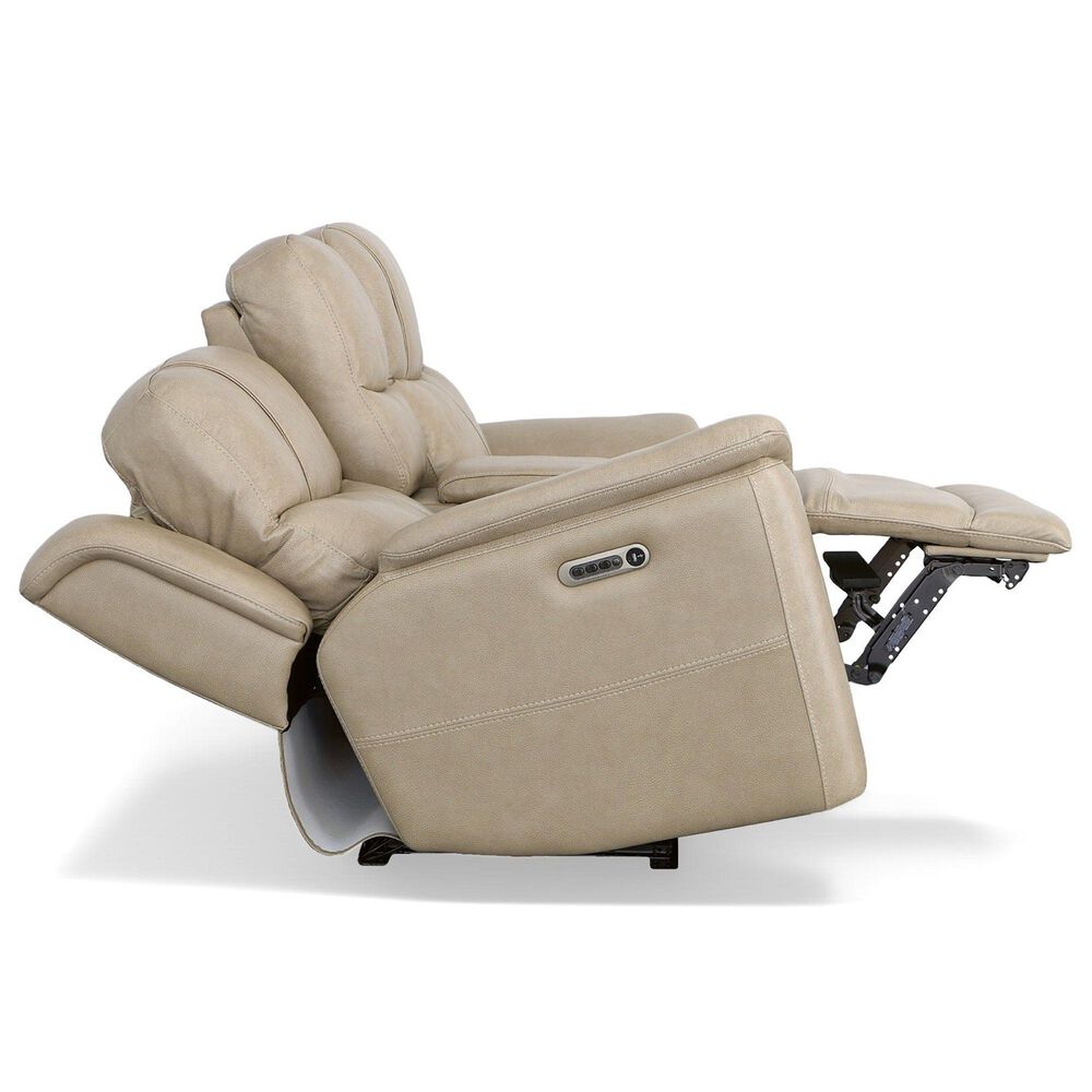 Flexsteel Crew Power Sofa and Loveseat Set in Pebble, , large
