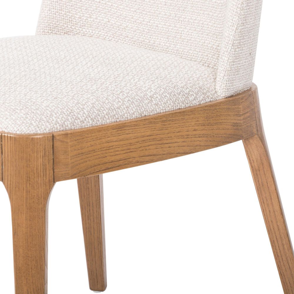 Four Hands Bryce Armless Dining Chair with Gibson Wheat Cushion in Light Honey, , large
