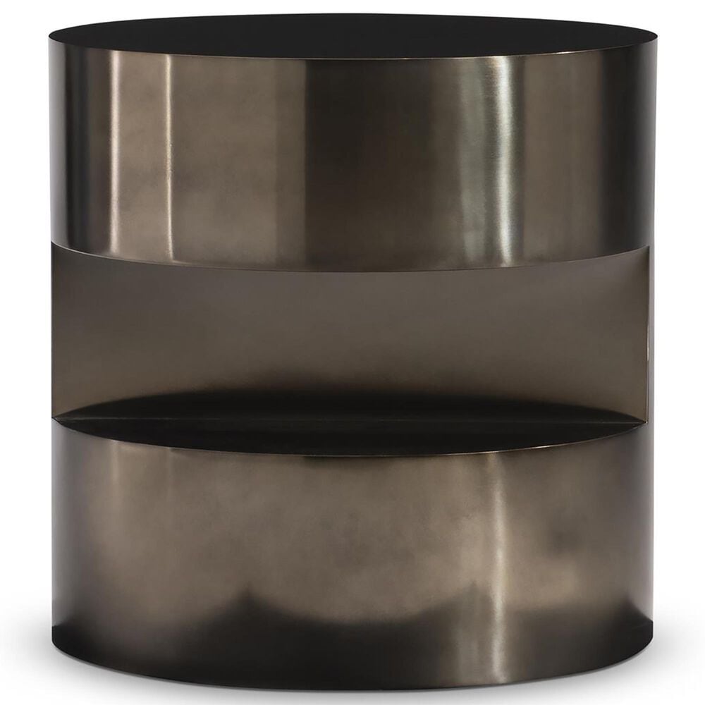 Bernhardt Cassie Side Table in Dark Bronze, , large