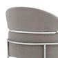 Blue River Cressida/Portia 7-Piece Dining Set in Black and Brushed Stainless Steel, , large