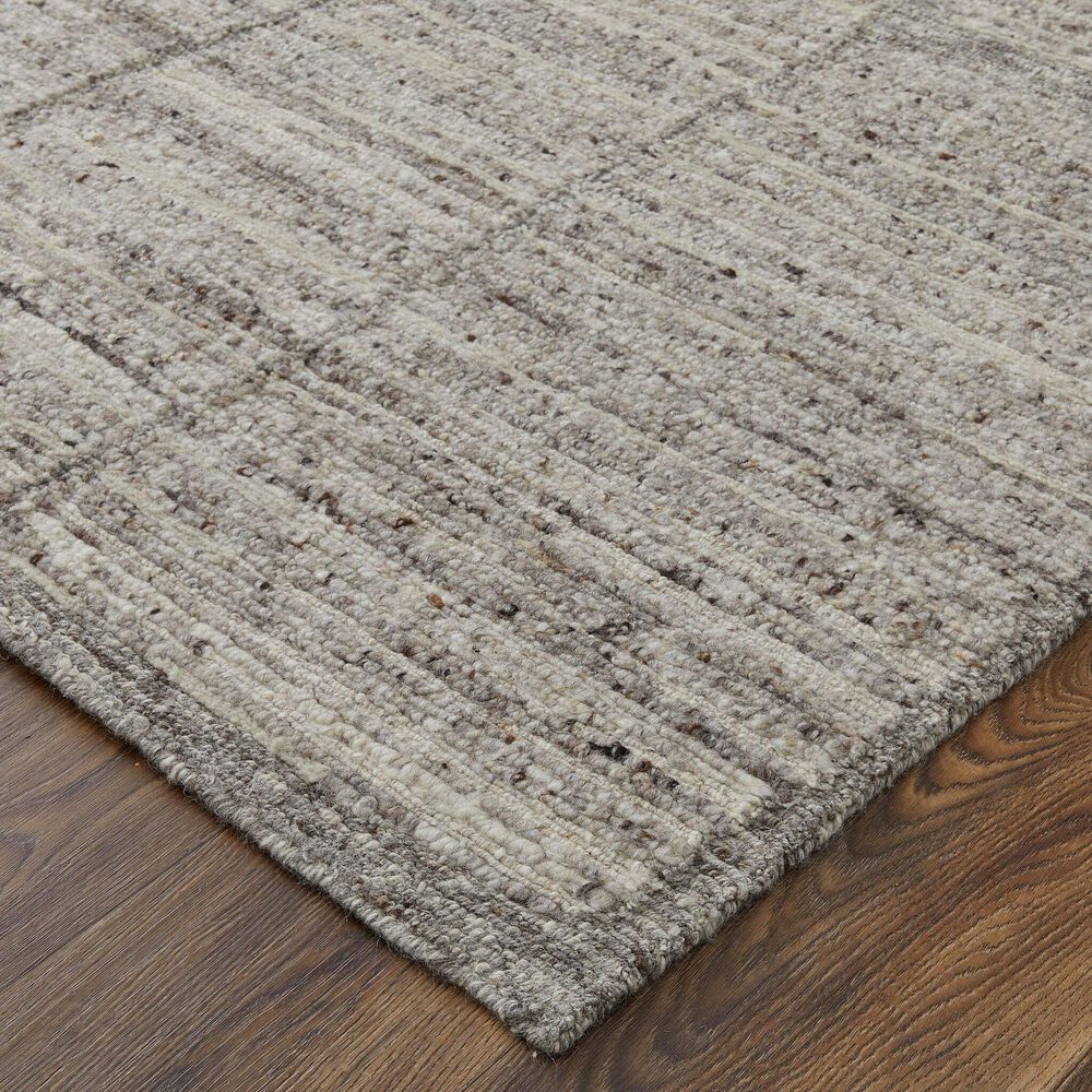 Feizy Navaro 7&#39;9&quot; x 9&#39;9&quot; Gray and Brown Area Rug, , large