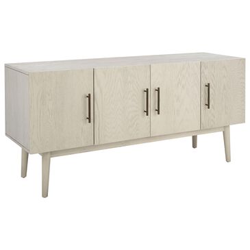 Safavieh Doderick Mid-century 58" Media Stand in Whitewash, , large