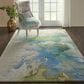 Nourison Prismatic PRS16 3"9" x 5"9" Seafoam Area Rug, , large