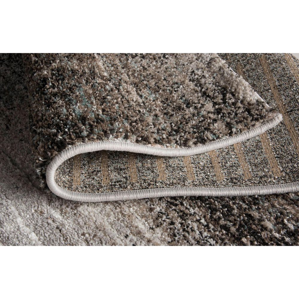 Central Oriental Structures Torrent Georgia Rain 7&#39;10&quot; x 9&#39;10&quot; Multicolor and Glass Area Rug, , large