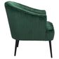 Zuo Modern Ranier Accent Chair in Green Velvet, , large
