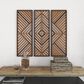 Maple and Jade 35" x 12" Wall Decor in Brown (Set of 3), , large