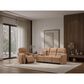 Elran Furniture Power Reclining Sofa with Power Headrests in Butternut, , large