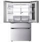 LG 28.6 Cu. Ft 4-Door French Door Refrigerator with Mirror Instaview in PrintProof Stainless Steel, , large