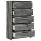 Ashley Baystorm 5-Piece King Bedroom Set in Gray, , large