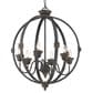 Golden Lighting Jules 6-Light Chandelier in Antique Black, , large