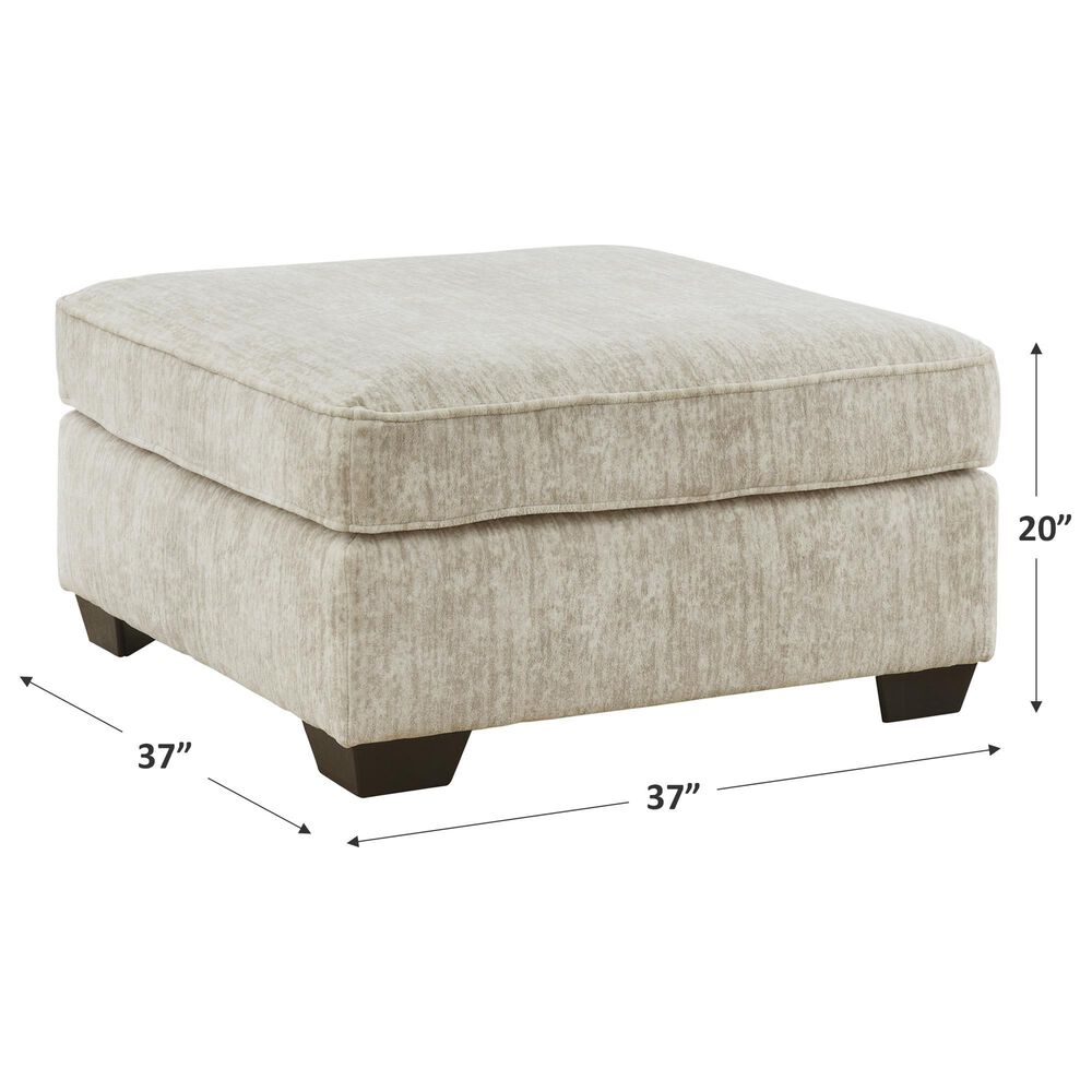 Ashley Lonoke Oversized Ottoman in Parchment, , large