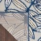 Nourison Aloha ALH18 2"3" x 10" Ivory and Navy Indoor/Outdoor Runner, , large