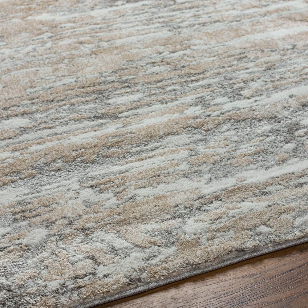 Surya Venice 8&#39;10&quot; x 12&#39;4&quot; Medium Gray, Tan and Ivory Area Rug, , large