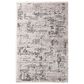 Central Oriental Structures Torrent Mondamin 5" x 7"6" Metal and Buff Area Rug, , large