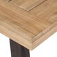 Hearth and Haven Bettina Outdoor Dining Table in Natural and Grey - Table Only, , large
