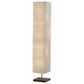 Adesso Dune Floorchiere in Brushed Steel and Walnut, , large