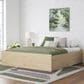 Ashley Onita King Platform Bed with 2 Side Storage in Natural, , large