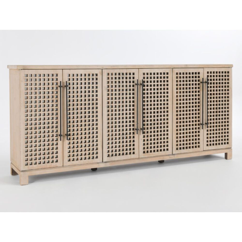 Classic Home Landon 6-Door Sideboard in Reclaimed Pine, , large