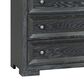 Furniture of America Hatton Cross 5 Drawer Chest in Weathered Black, , large