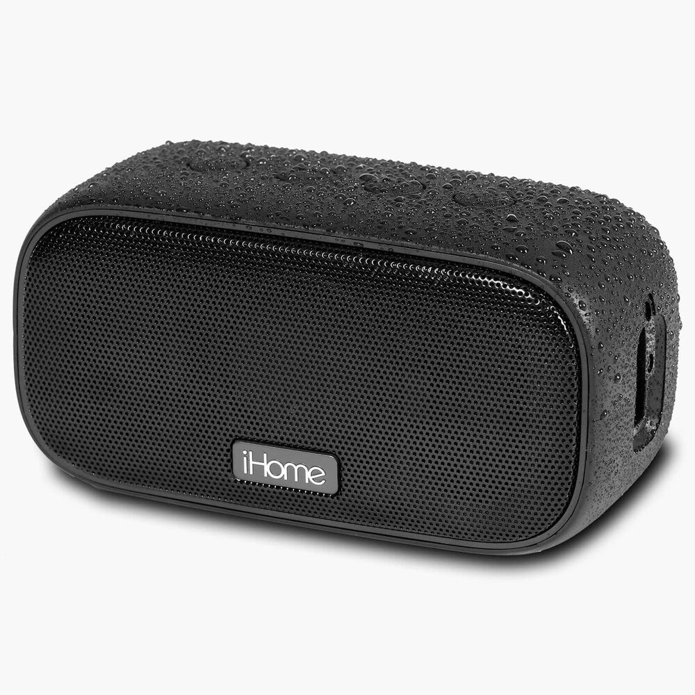 iHome Waterproof Portable Bluetooth Speaker in Black, , large